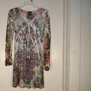 Katydid Embellished Slinky Dress S